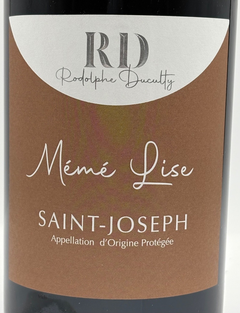 Rodolphe Duculty - "Mémé Lise" 2022 - Saint-Joseph