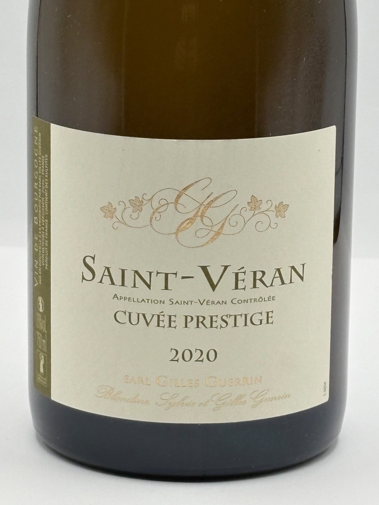 Gilles Guerrin - "Cuvee Prestige" 2021 - Saint Veran 