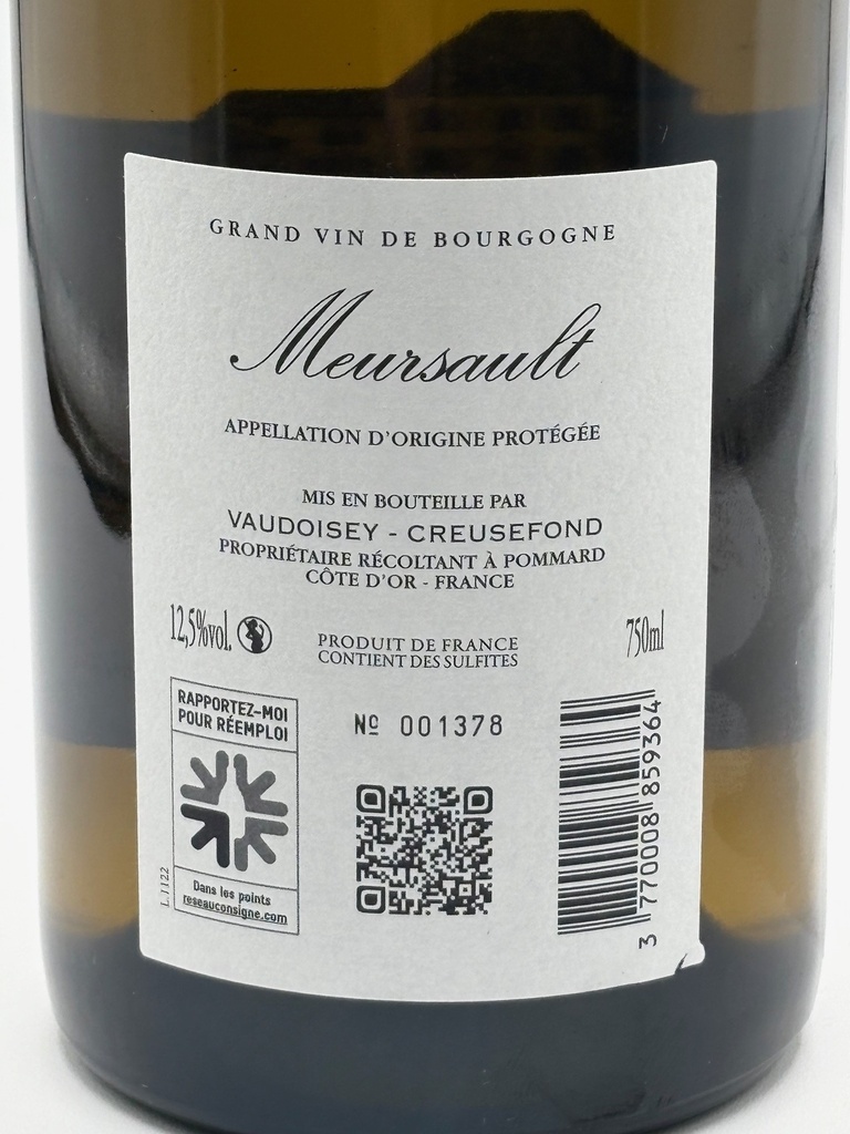 Vaudoisey-Creusefond - Meursault 2022