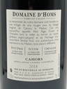 Domaine D'Homs - Ecuyer 2018 - Cahors