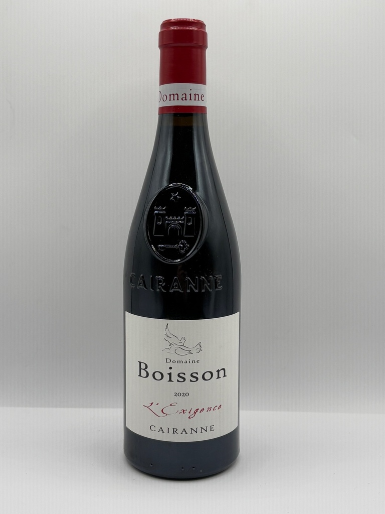 Domaine Boisson - L'Exigence Rouge 2020 - Cairanne - BIO