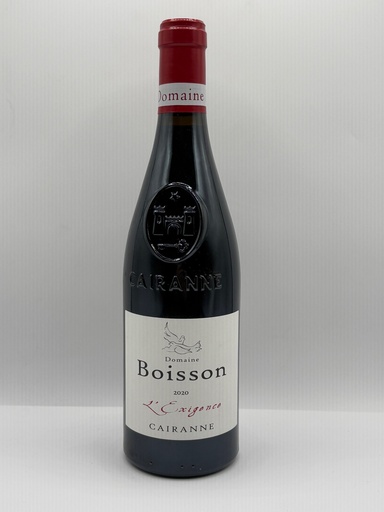 [Boisson - Exigence rge] Domaine Boisson - L'Exigence Rouge 2020 - Cairanne - BIO